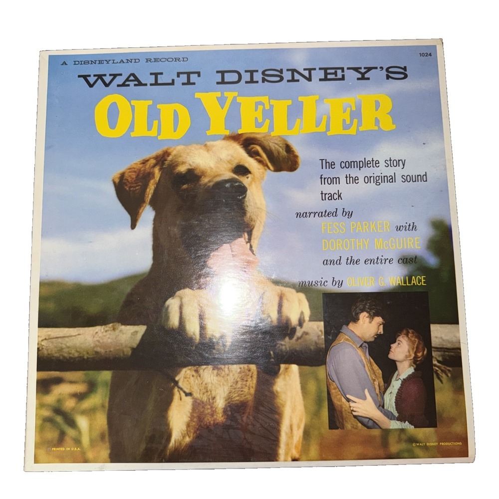 Old Yeller‎ - Movie Soundtrack SEALED Disneyland 1024 LP Record 1974 OSS